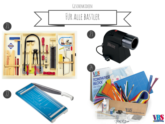 Weihnachtsgeschenke f&uuml;r Kreative und Bastler. 24 Ideen zum Verschenken