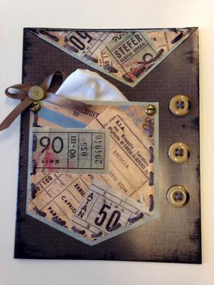 Karten mit Tasche basteln Karte mit Einstecktasche basteln