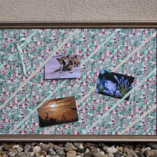 Aus Bilderrahmen ein Memoboard selber machen