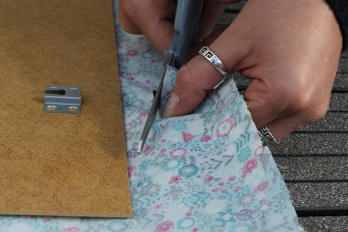 Memoboard aus Bilderrahmen selbstgemacht Schritt 1 Memoboard selber machen Anleitung Schritt 1