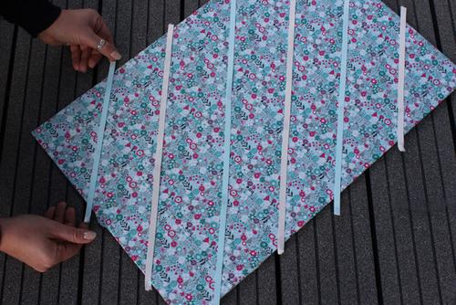 Memoboard aus Bilderrahmen selbstgemacht Schritt 9 Memoboard selber machen Anleitung Schritt 9