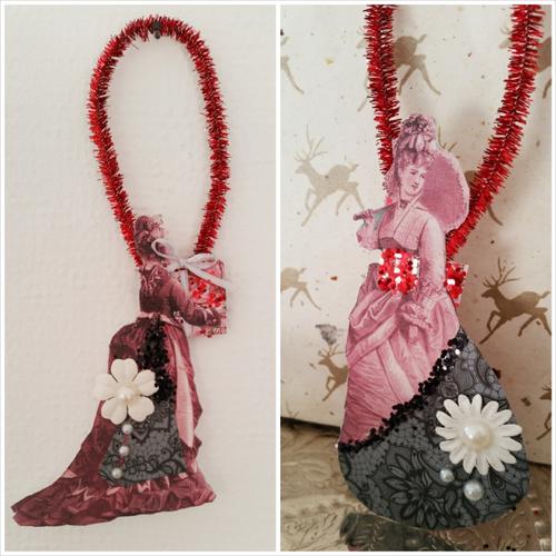 Vintage Anh&auml;nger f&uuml;r Geschenke und Weihnachten basteln