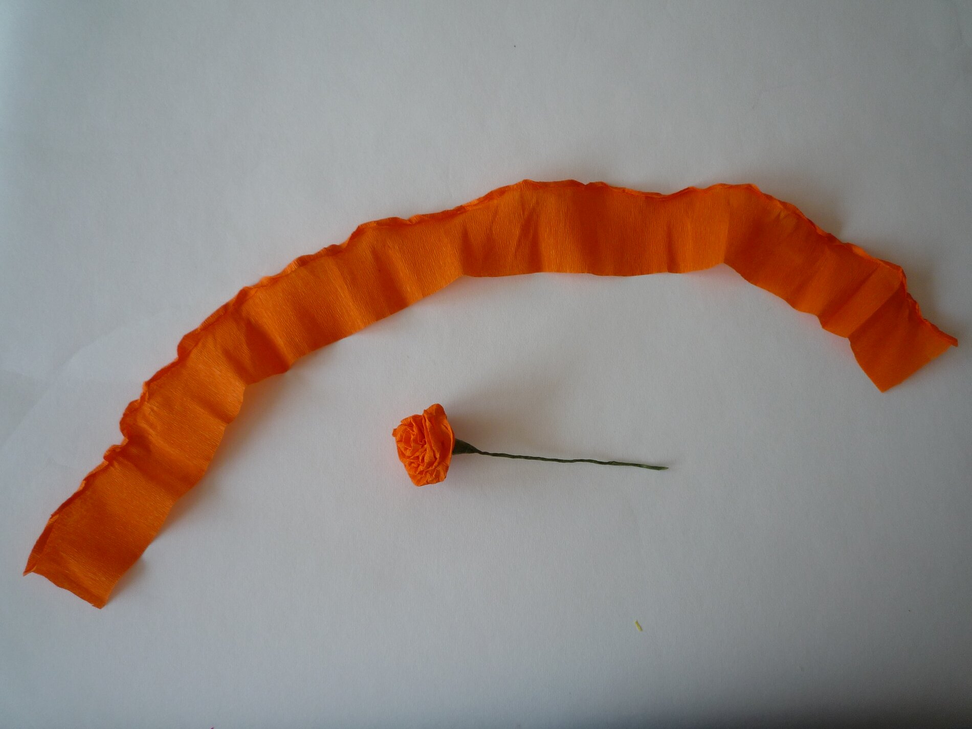 Papierblumen basteln