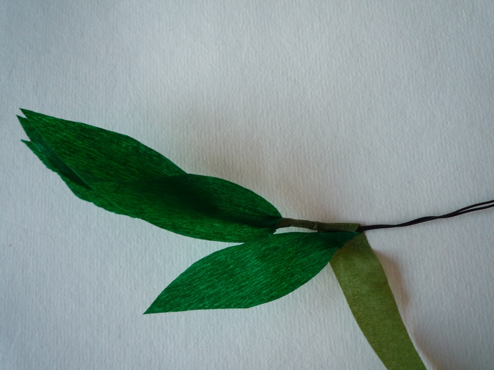 Papierblumen basteln