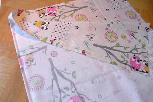 Einschlagdecke: Schritt2 Pucksack