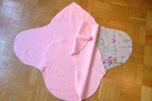 Einschlagdecke: Schritt4 Pucksack