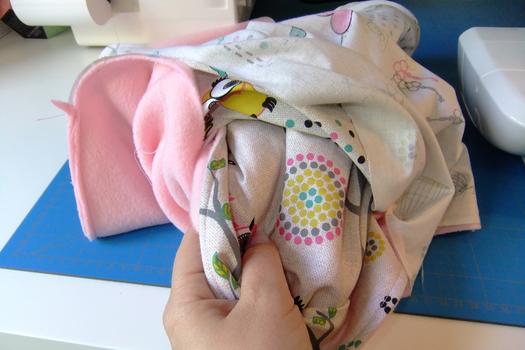 Einschlagdecke: Schritt6 Pucksack