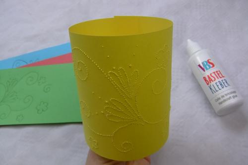 Tischlaterne basteln