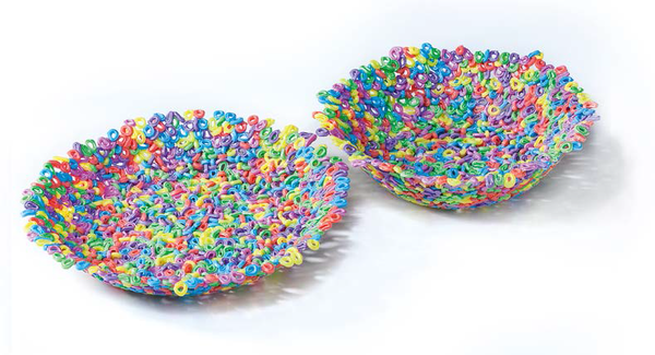 Schale aus Bügelperlen Schale aus Hamaperlen