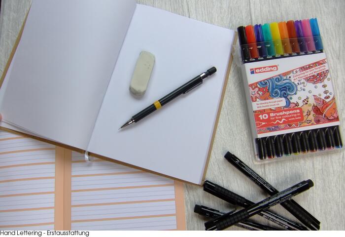 Hand lettering lernen - Material Hand lettering Tutorial - Material