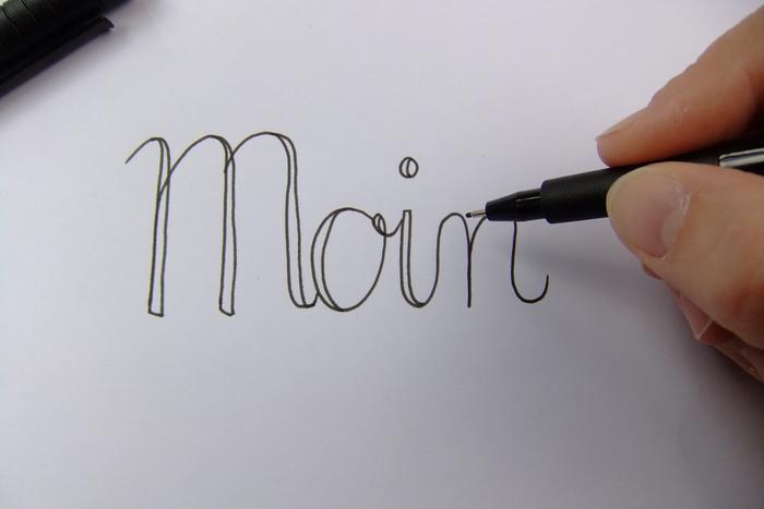 Hand lettering lernen 3 Hand lettering Tutorial 3