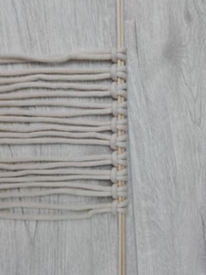 Makramee Knoten 2 Makramee-Wandbehang Knüpfen 2
