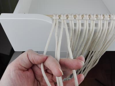 Makramee Knoten 4 Makramee-Wandbehang Knüpfen 4