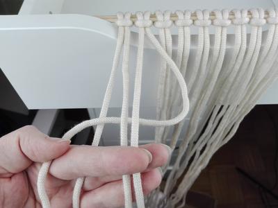 Makramee Knoten 5 Makramee-Wandbehang Knüpfen 5