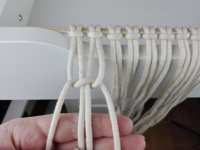 Makramee Knoten 7 Makramee-Wandbehang Knüpfen 7