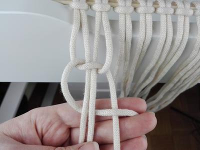 Makramee Knoten 8 Makramee-Wandbehang Knüpfen 8