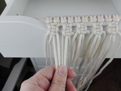 Makramee Knoten 12 Makramee-Wandbehang Knüpfen 12