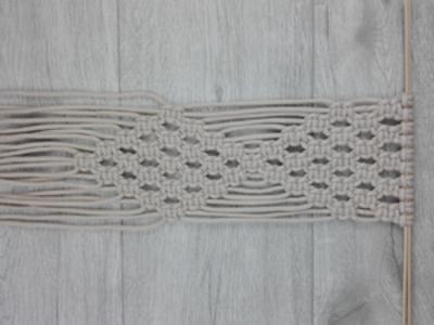 Makramee Knoten 18 Makramee-Wandbehang Knüpfen 18