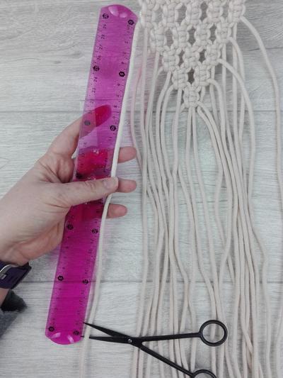 Makramee Knoten 19 Makramee-Wandbehang Knüpfen 19