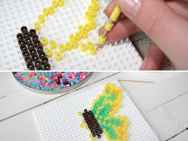 Sch&ouml;ne Girlande aus Hama Perlen