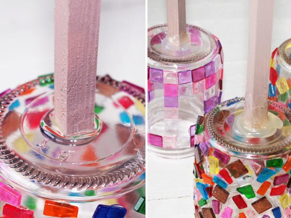 Windlicht mit steckern selber machen f&uuml;r den Garten