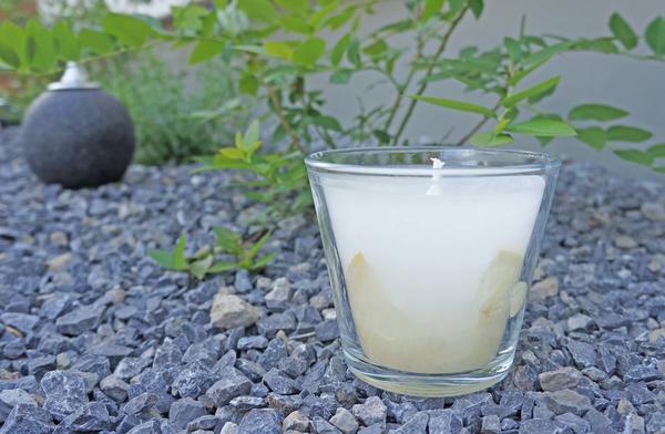 Ergebnis f&uuml;r unsere Citronellakerze mit Schutz gegen M&uuml;cken