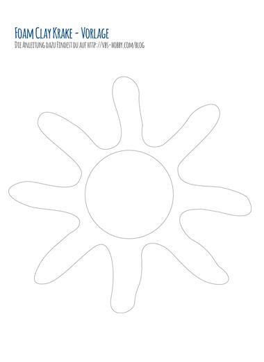 Krake basteln mit Kindern