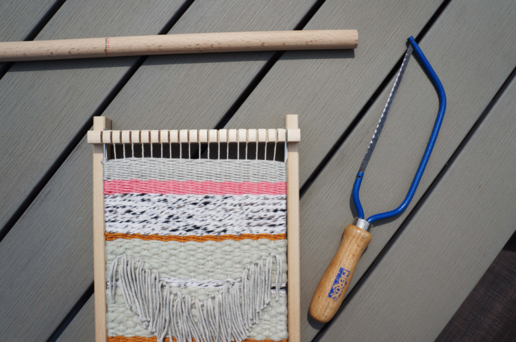 Wandteppich: Sägen Wandteppich selber gestalten