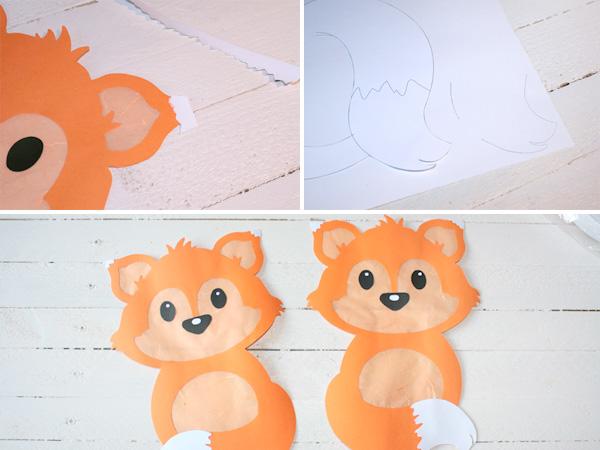 Laterne f&uuml;r Kinder einfach selber basteln mit kostenloser Vorlage