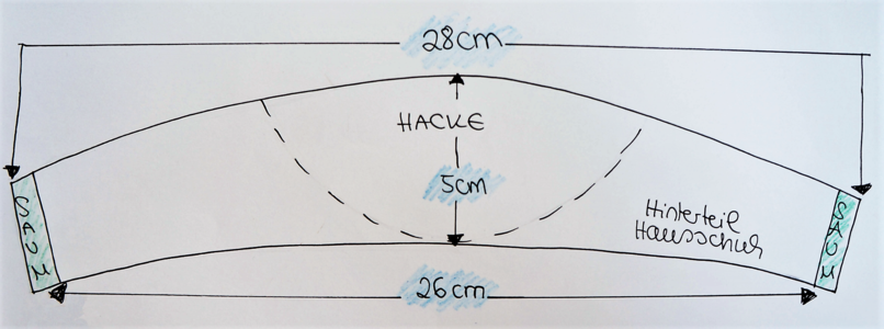 Hausschuhe selber n&auml;hen mit Vorlage f&uuml;r den Hausschuh