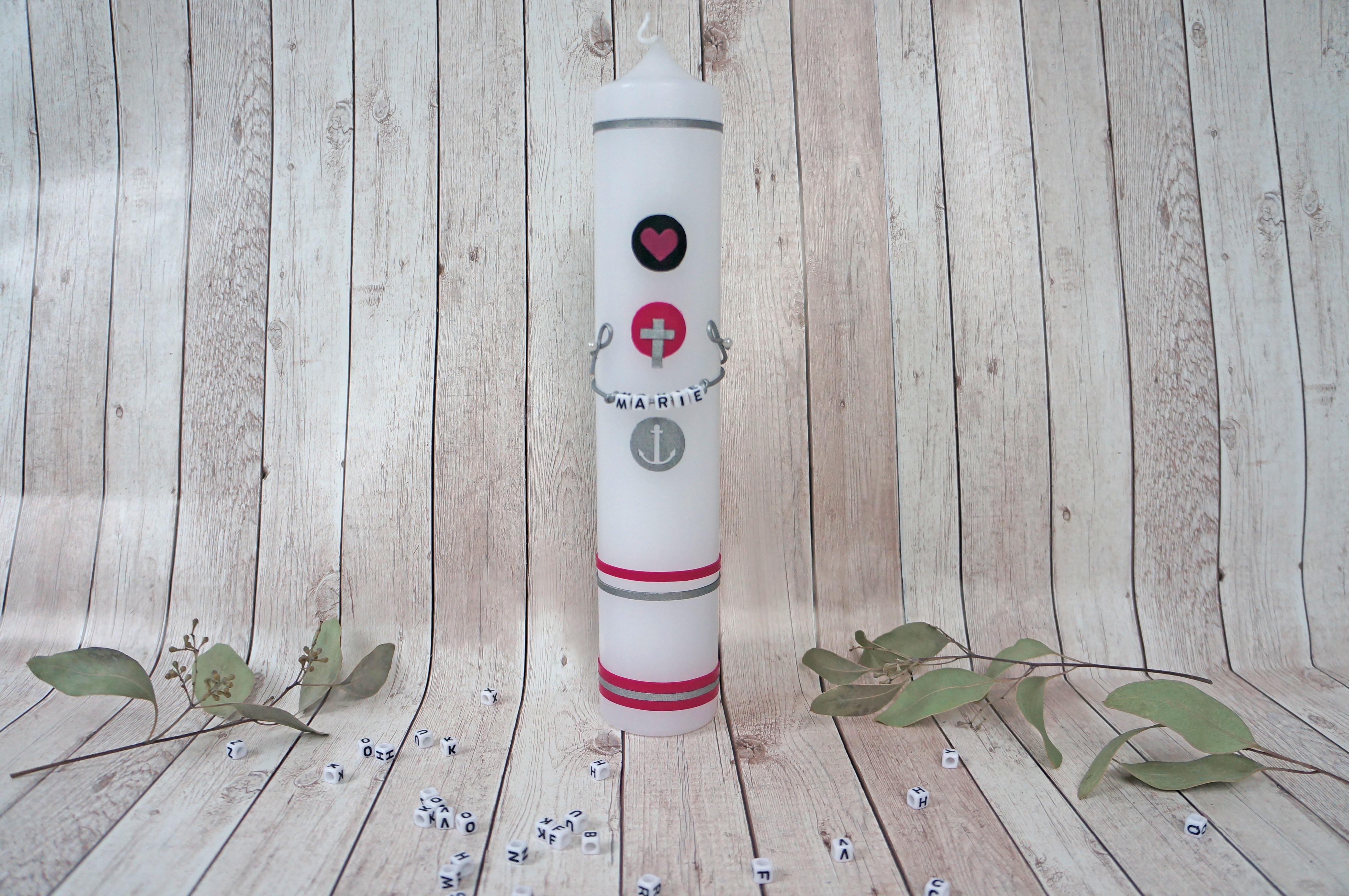 Taufkerze individuell selber machen