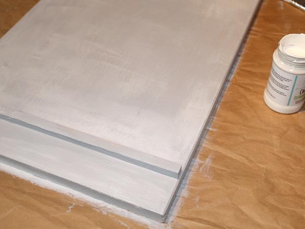 Grundplatte vorbereiten f&uuml;r das DIY W&ouml;chentlicher Speiseplan