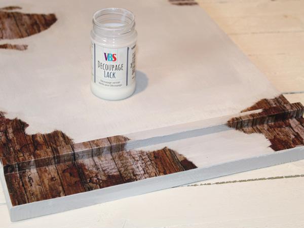 Grundplatte f&uuml;r das DIY W&ouml;chentlicher Speiseplan verzieren