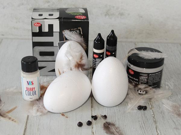 K&uuml;ken in concrete look aus Styroporeiern