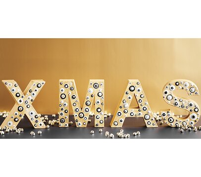 Weihnachtdeko mit Blob Paint