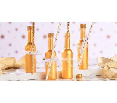 Festliche Flaschen für Silvester