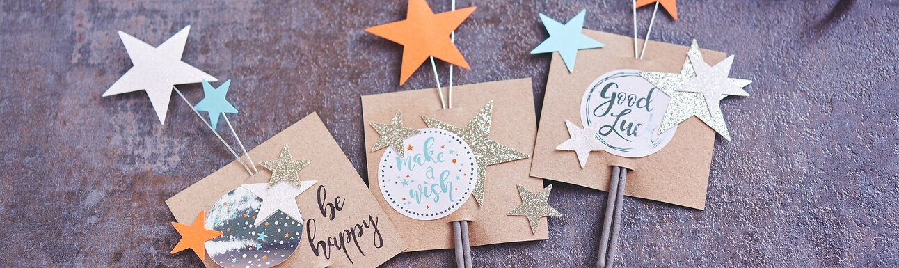 Wunderkerzen als Gastgeschenk für Silvester