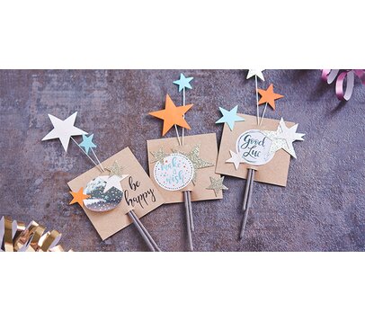 Wunderkerzen als Gastgeschenk