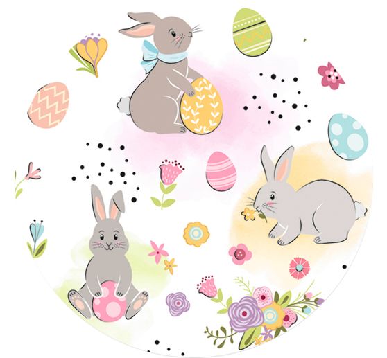 Motif photo cardboard "Easter bunny"