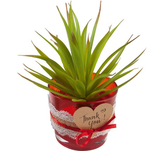 Jute ribbon with lace