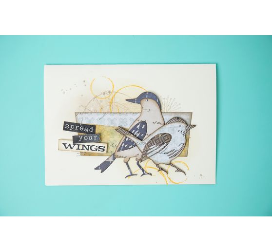 Sizzix Thinlits punching template "Feathered Friends by Tim Holtz"