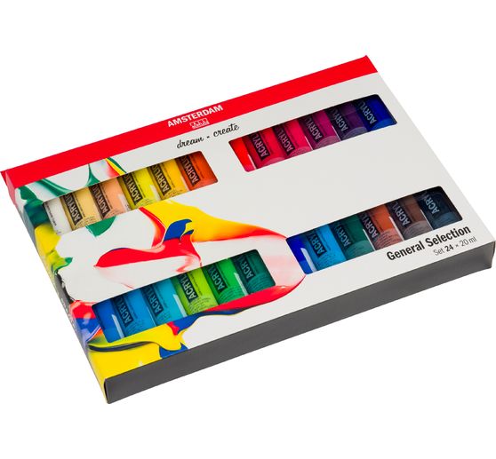 Talens AMSTERDAM Acrylic paint set "General Selection 24"
