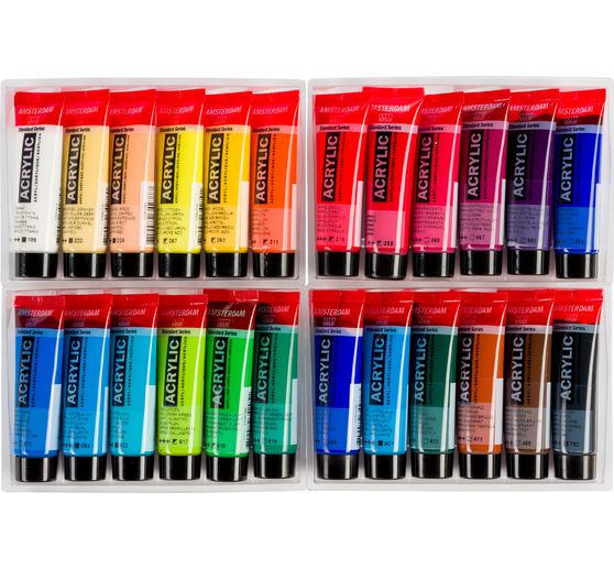 Talens AMSTERDAM Acrylic paint set "General Selection 24"