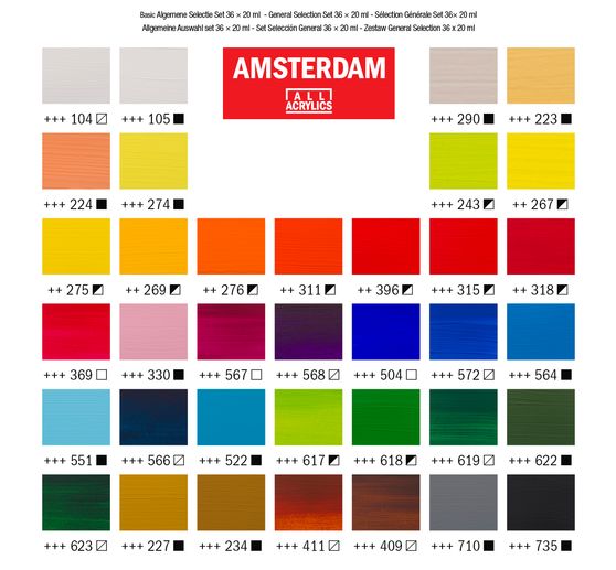 Talens AMSTERDAM Acrylic paint set "Dream"