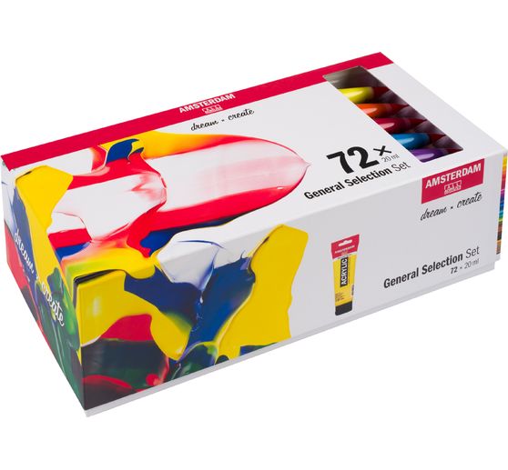 Talens AMSTERDAM Acrylic paint set "All in", 72 x 20 ml