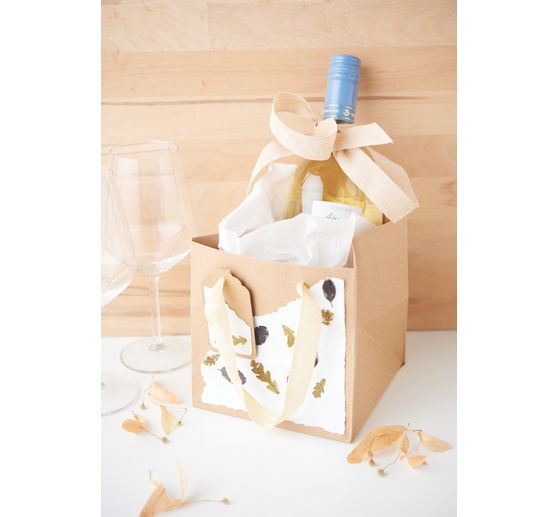 VBS Kraft paper bag square, 2 pieces