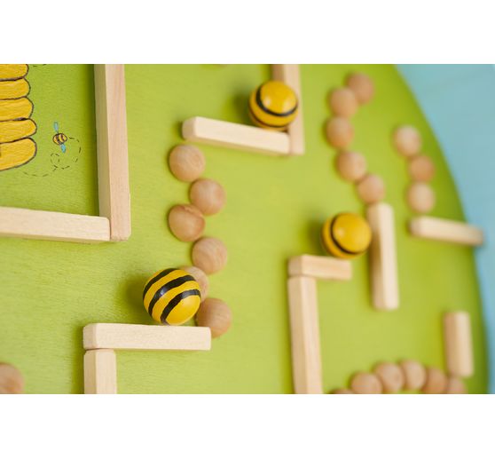 VBS Wooden half balls, "Ø 15 mm", 50 pieces