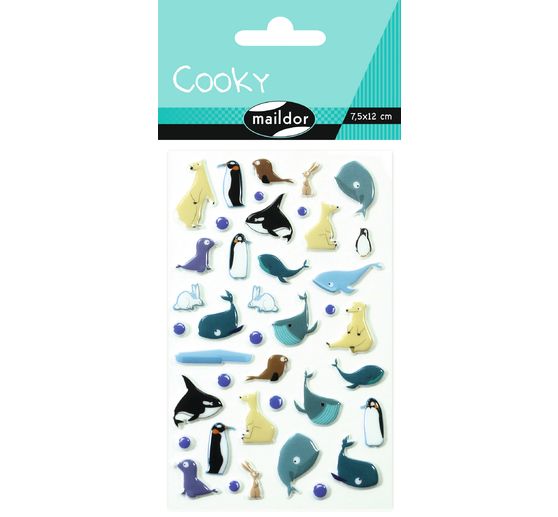 Epoxy Sticker "Whales"