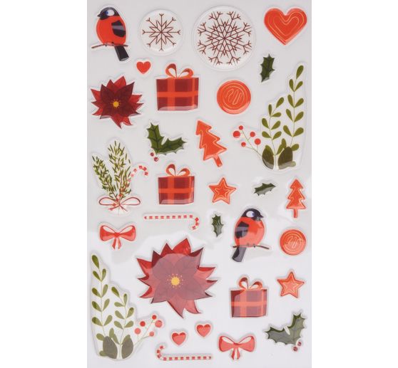 Epoxy sticker assortment "Christmas"