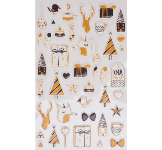 Epoxy sticker assortment "Christmas"